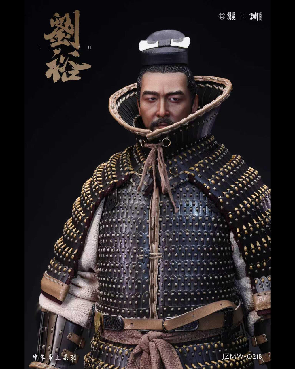 JZWM JZWM-021B 1/6 Chinese Military General: Liu Yu (Black Armor) (Standard Edition)