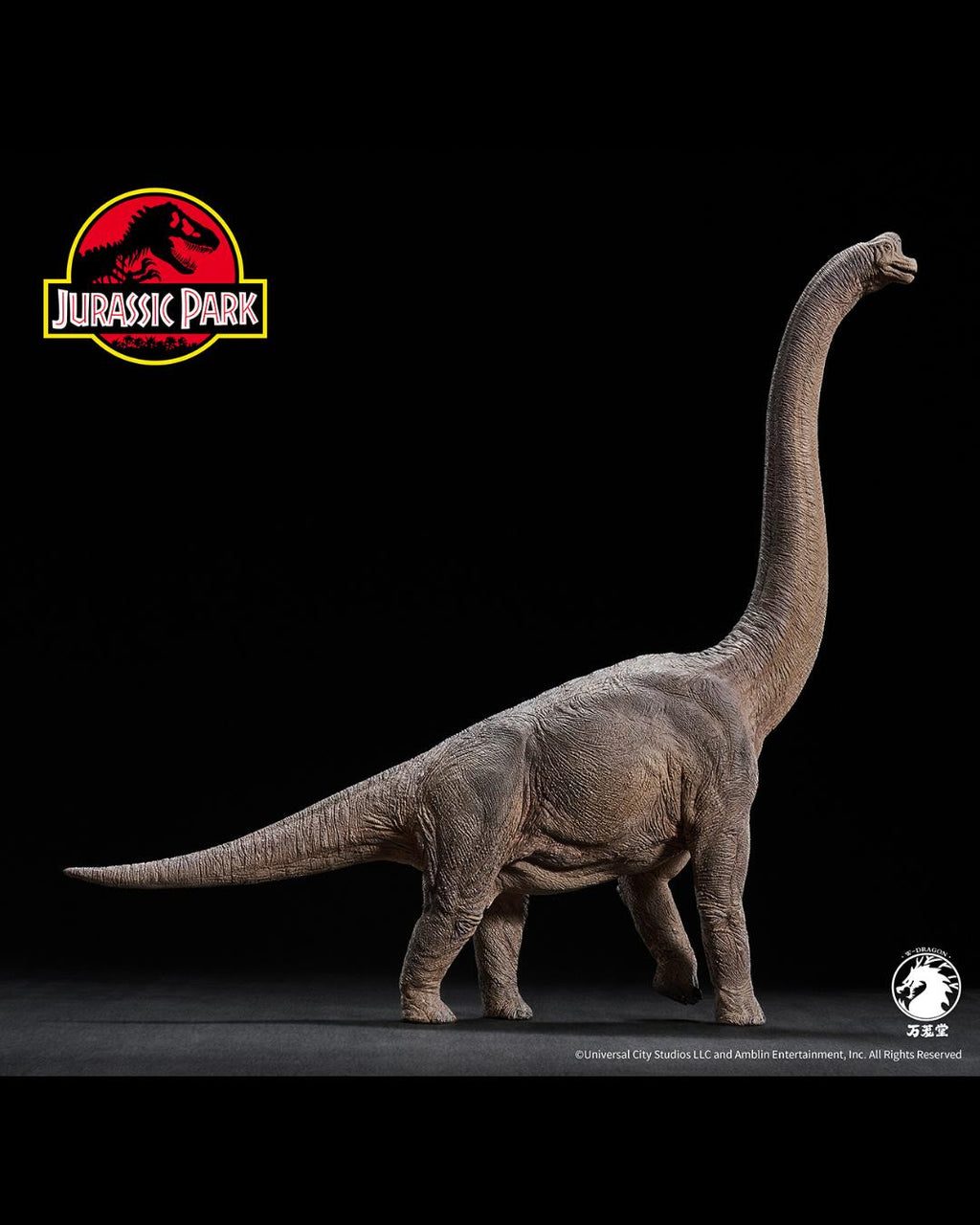 W-Dragon 1/35 Jurassic Park Brachiosaurus PVC Statue