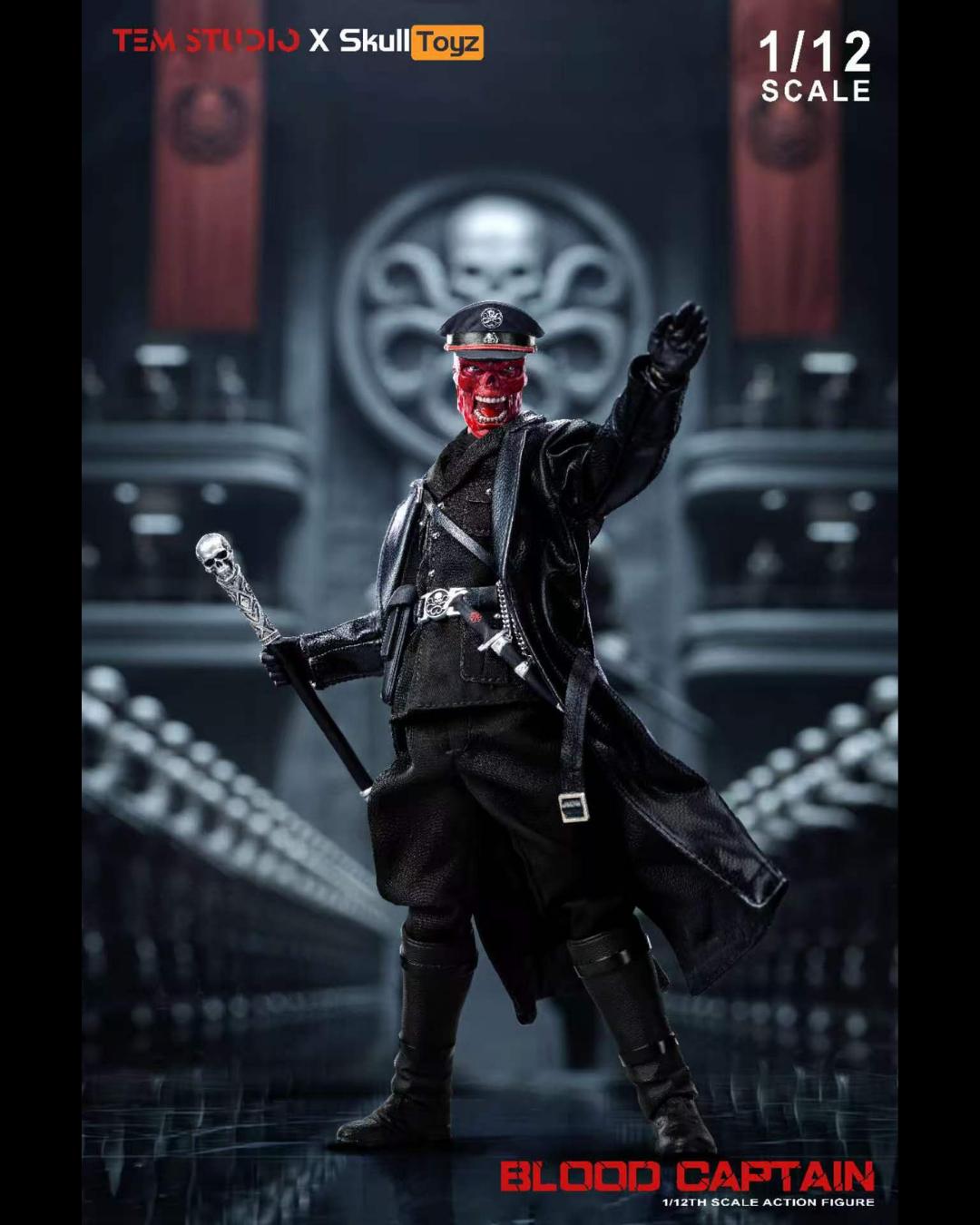 TEM STUDIO TEMS007B 1/12 Blood Captain (Black Uniform)