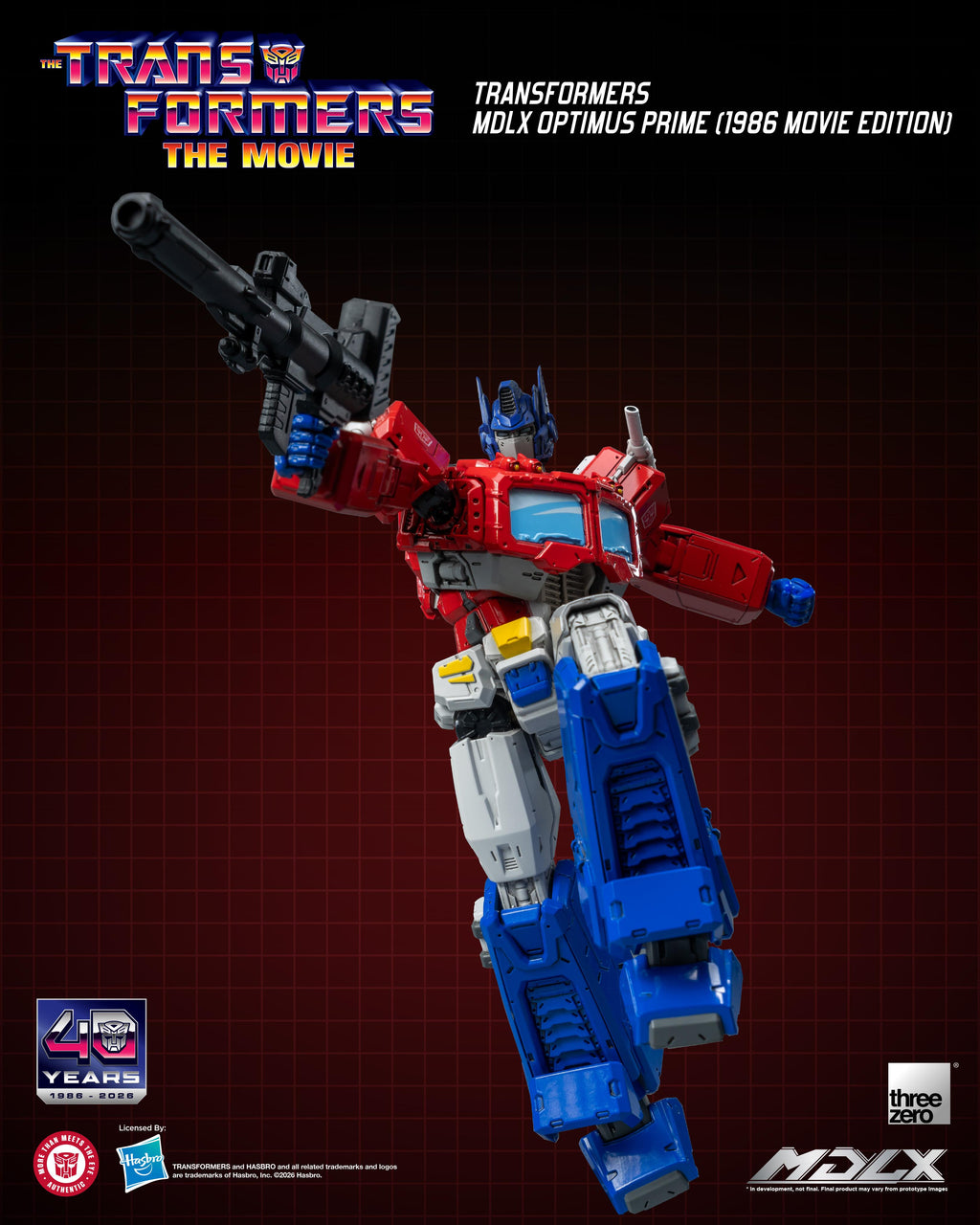 Threezero 3Z1161 Transformers MDLX Optimus Prime (1986 Movie Edition)