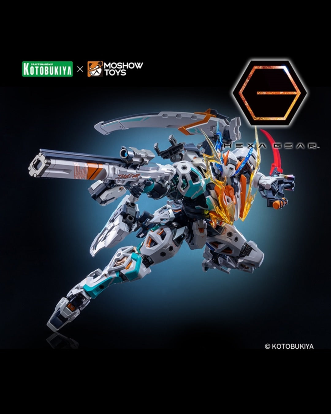 Moshow Toys x Kotobukiya MSJ0002 1/24 V-THOR Assault Type "Ji Rei" (Swift Thunder)