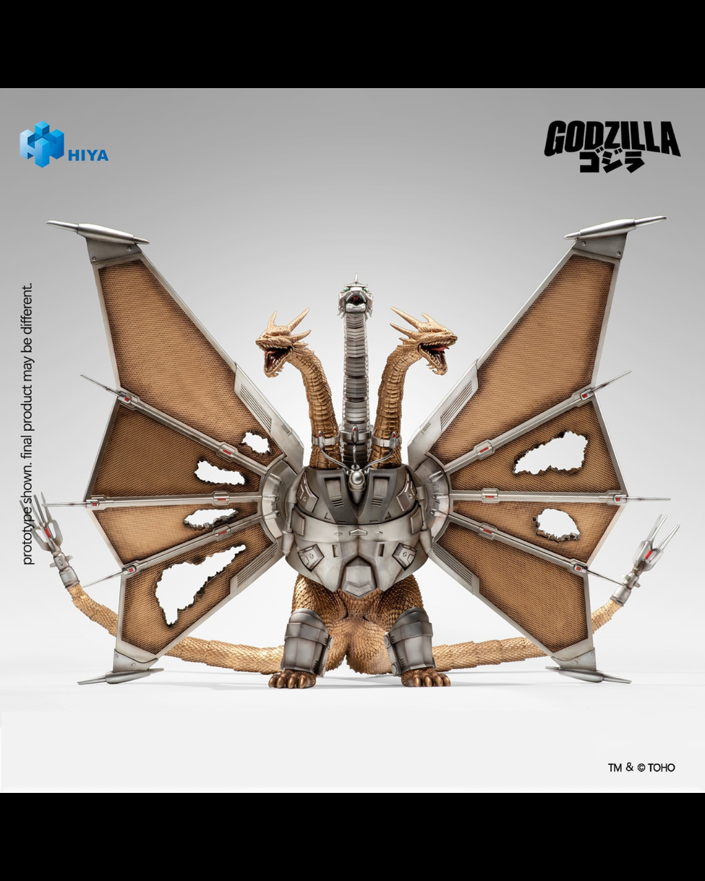 HIYA TOYS EBG0429 Godzilla vs. King Ghidorah (1991) Mecha King Ghidorah (Battle-Damaged Ver.)