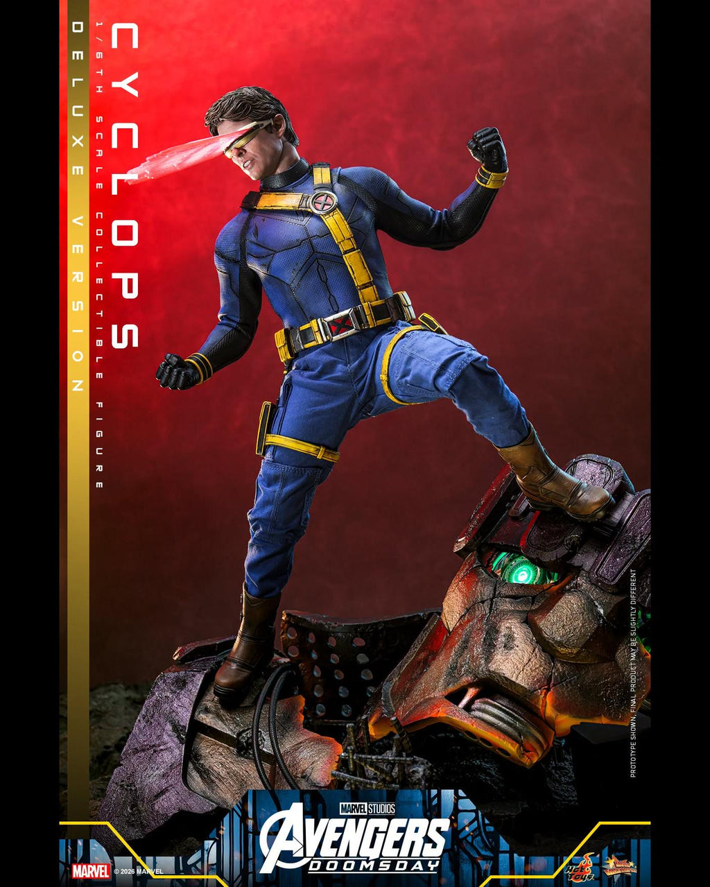 Hot Toys MMS909B 1/6 Avengers Doomsday Cyclops (DX Ver.) (Special Edition)