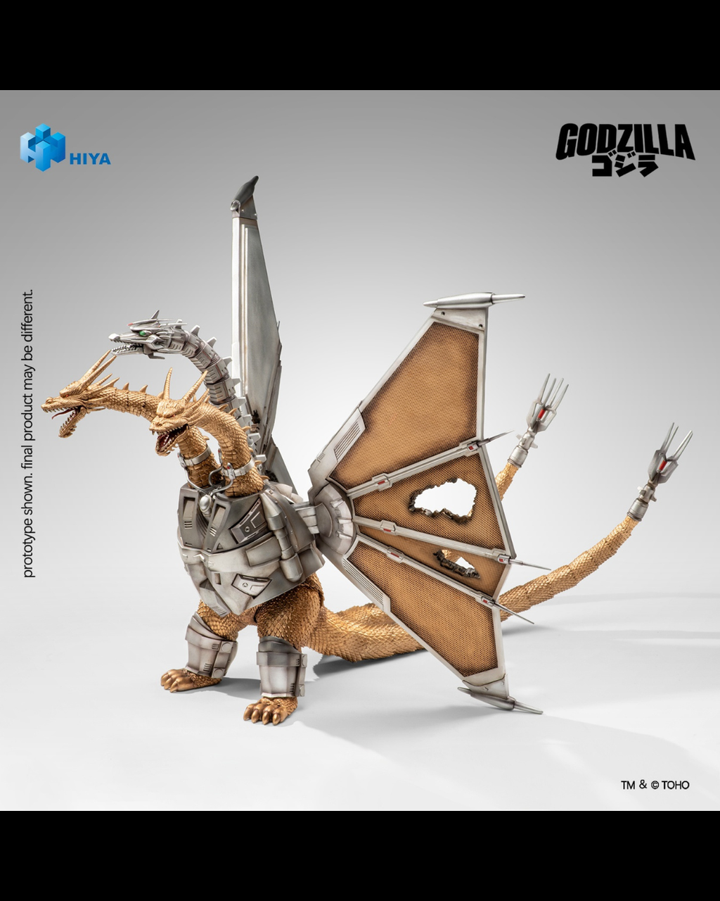 HIYA TOYS EBG0429 Godzilla vs. King Ghidorah (1991) Mecha King Ghidorah (Battle-Damaged Ver.)