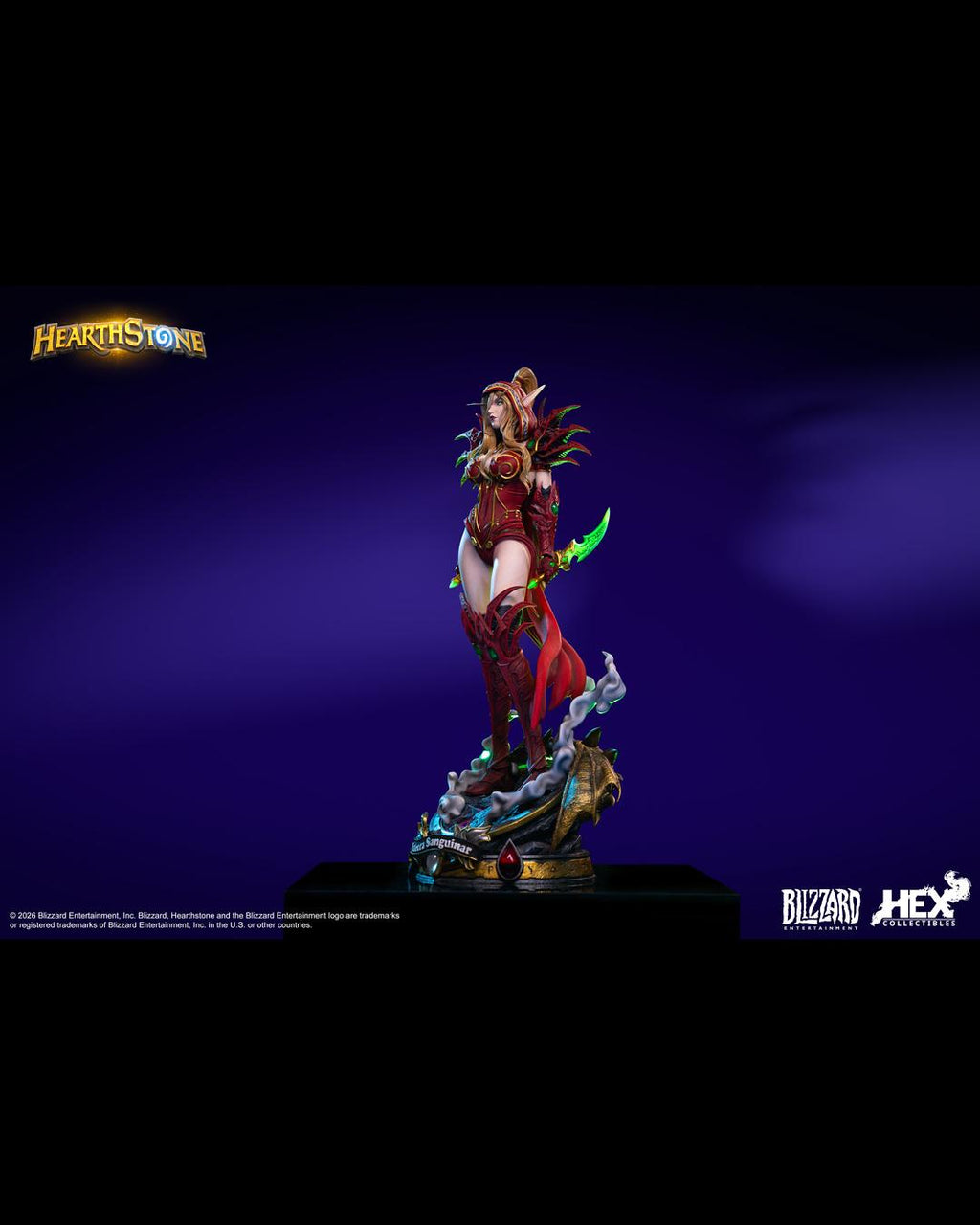HEX Collectibles x Blizzard Entertainment HEXHS09 1/6 Hearthstone Valeera Sanguinar Statue
