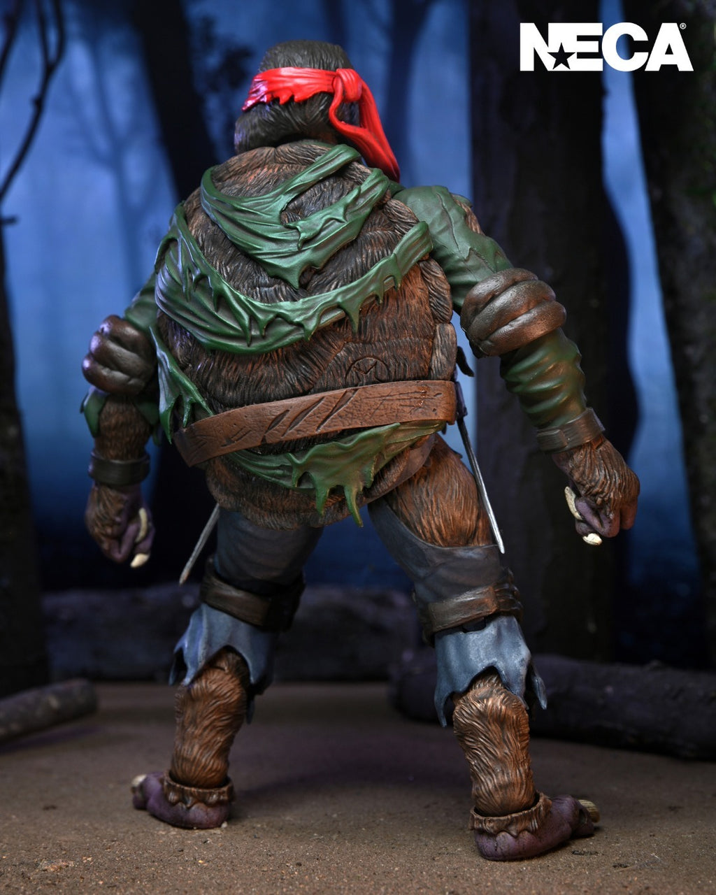 NECA TMNT x Universal Monsters 7" Ultimate Raphael as The Wolfman