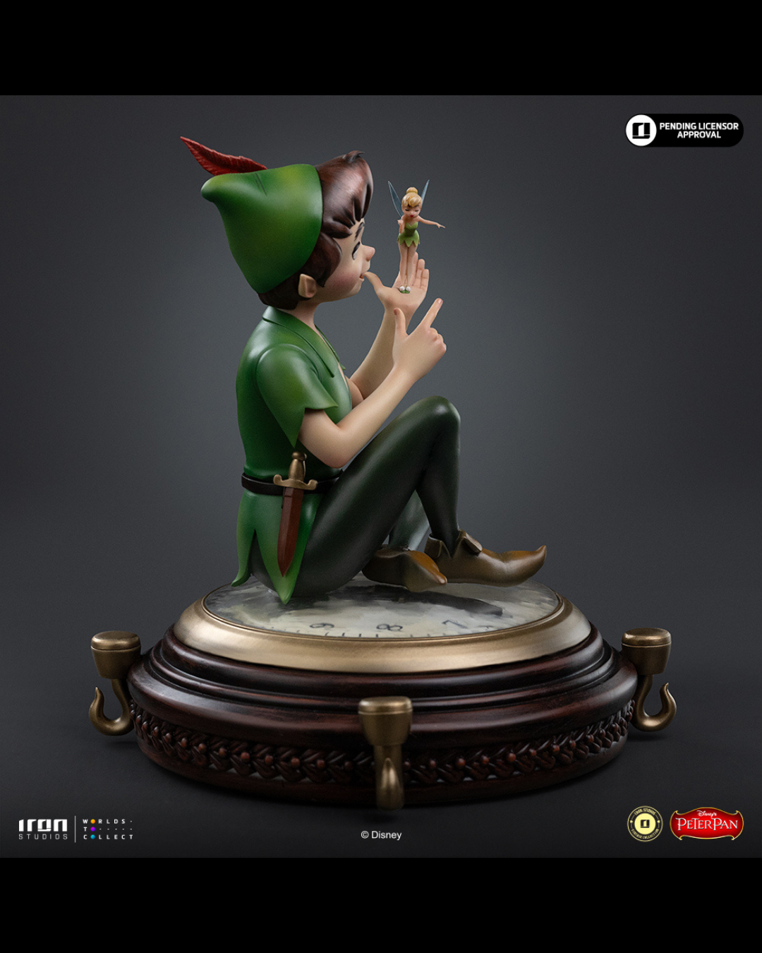 Iron Studios Vintage Collection 1/10 Disney Classics Peter Pan & Tinkerbell