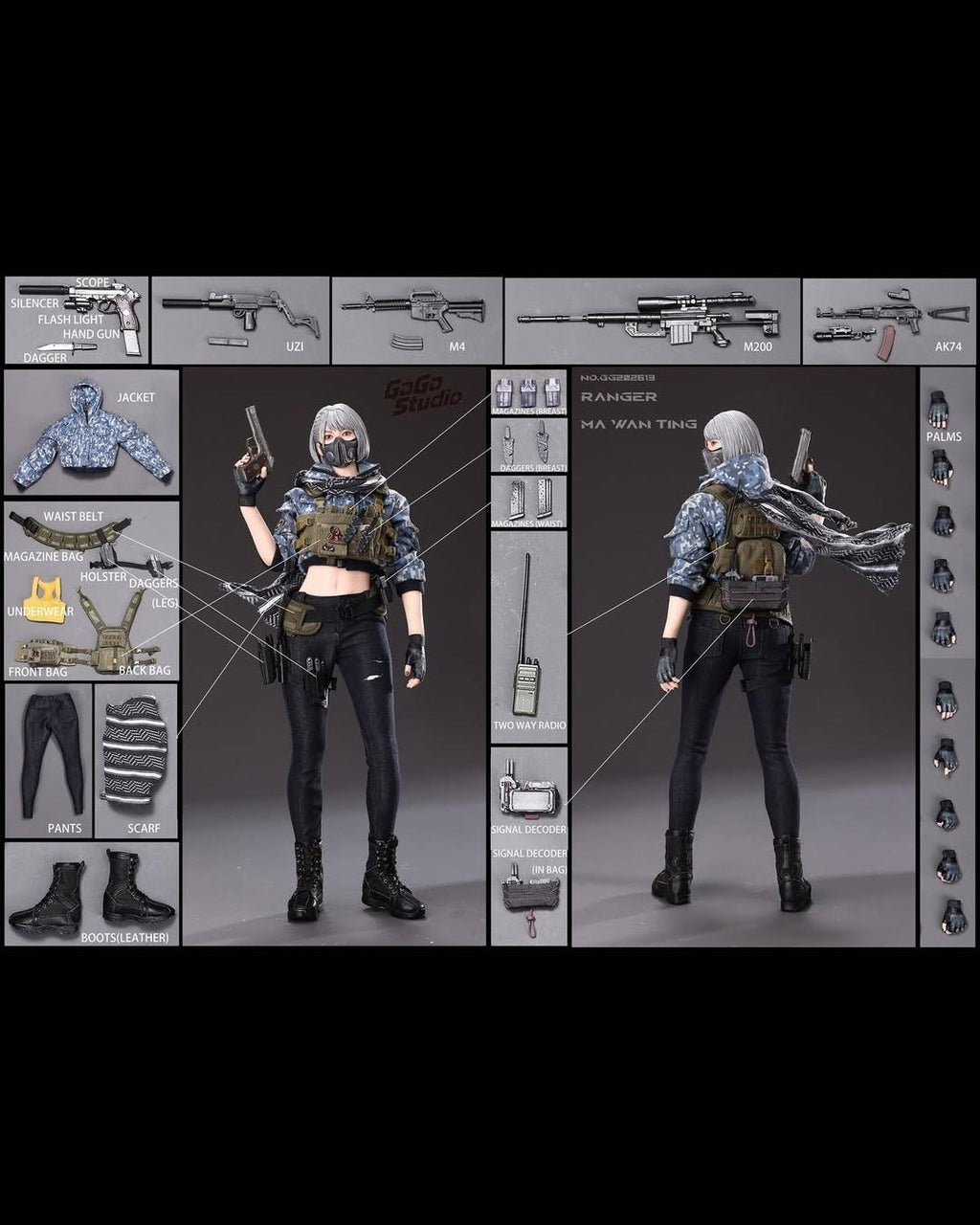 GaGa Studio GG202613 1/6 Ranger Ma Wan Ting
