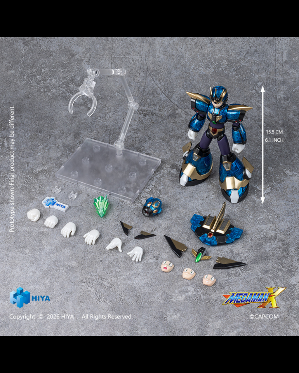 HIYA Toys EBM0383 Mega Man X Series - X (Ultimate Armor)
