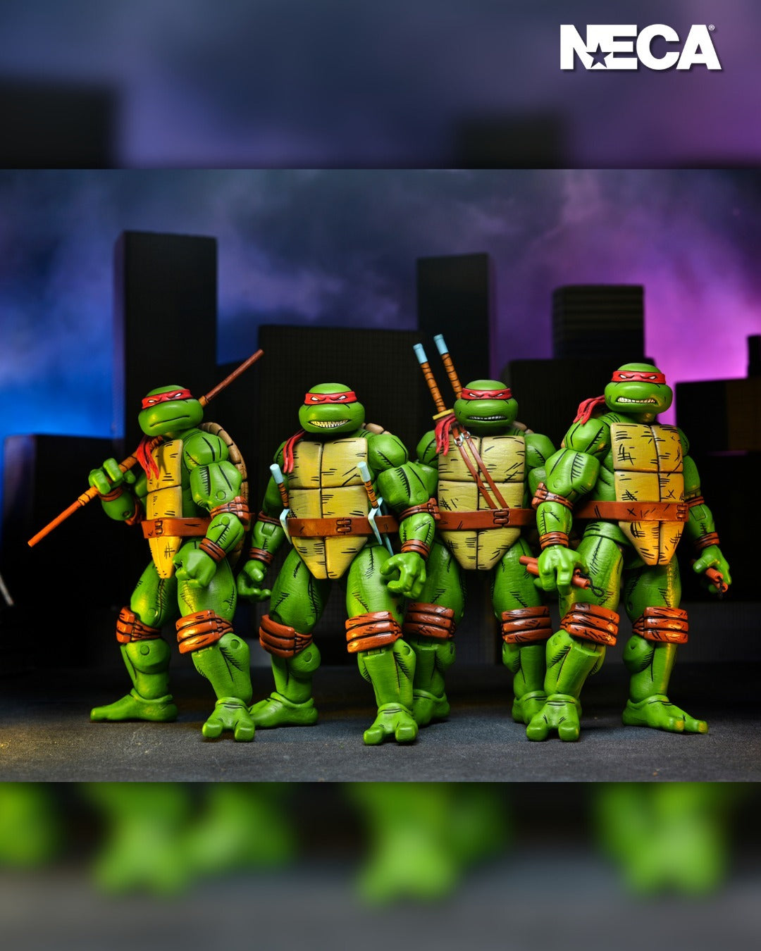 NECA 7" TMNT "Return to New York" (Mirage Comics) 4 Pack