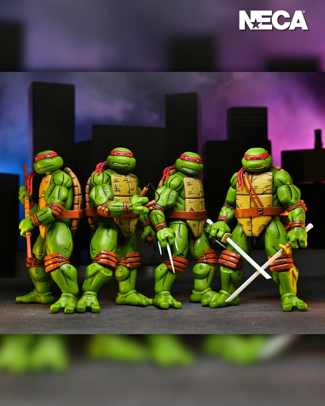 NECA 7" TMNT "Return to New York" (Mirage Comics) 4 Pack