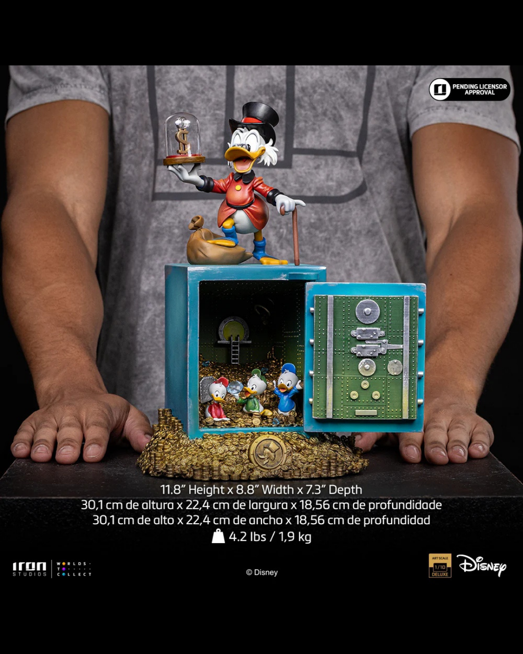 Iron Studios Art Scale 1/10 Duck Tales : Uncle Scrooge McDuck (Deluxe)