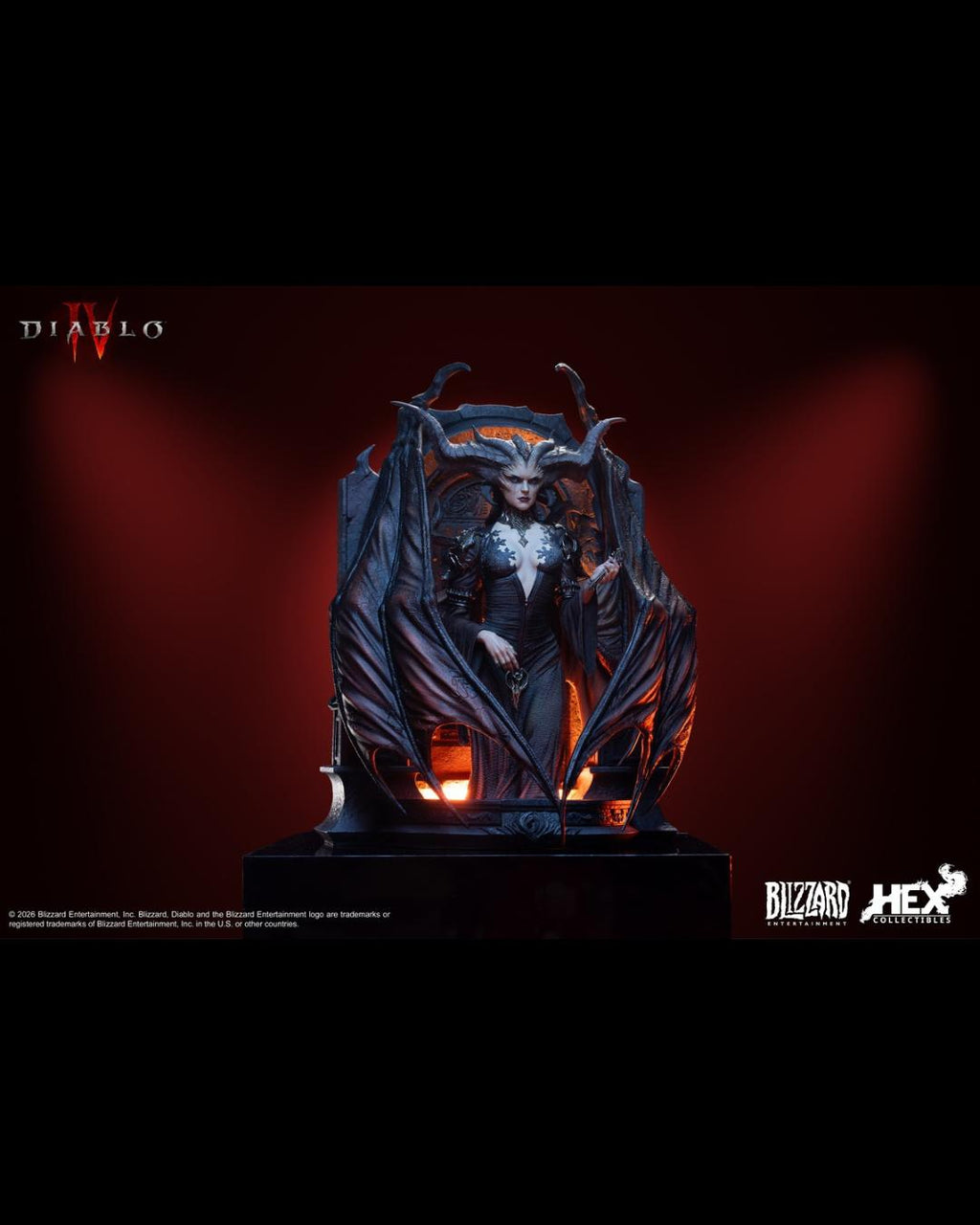 HEX Collectibles x Blizzard HEXDBF02 Entertainment Diablo IV : Lilith Statue