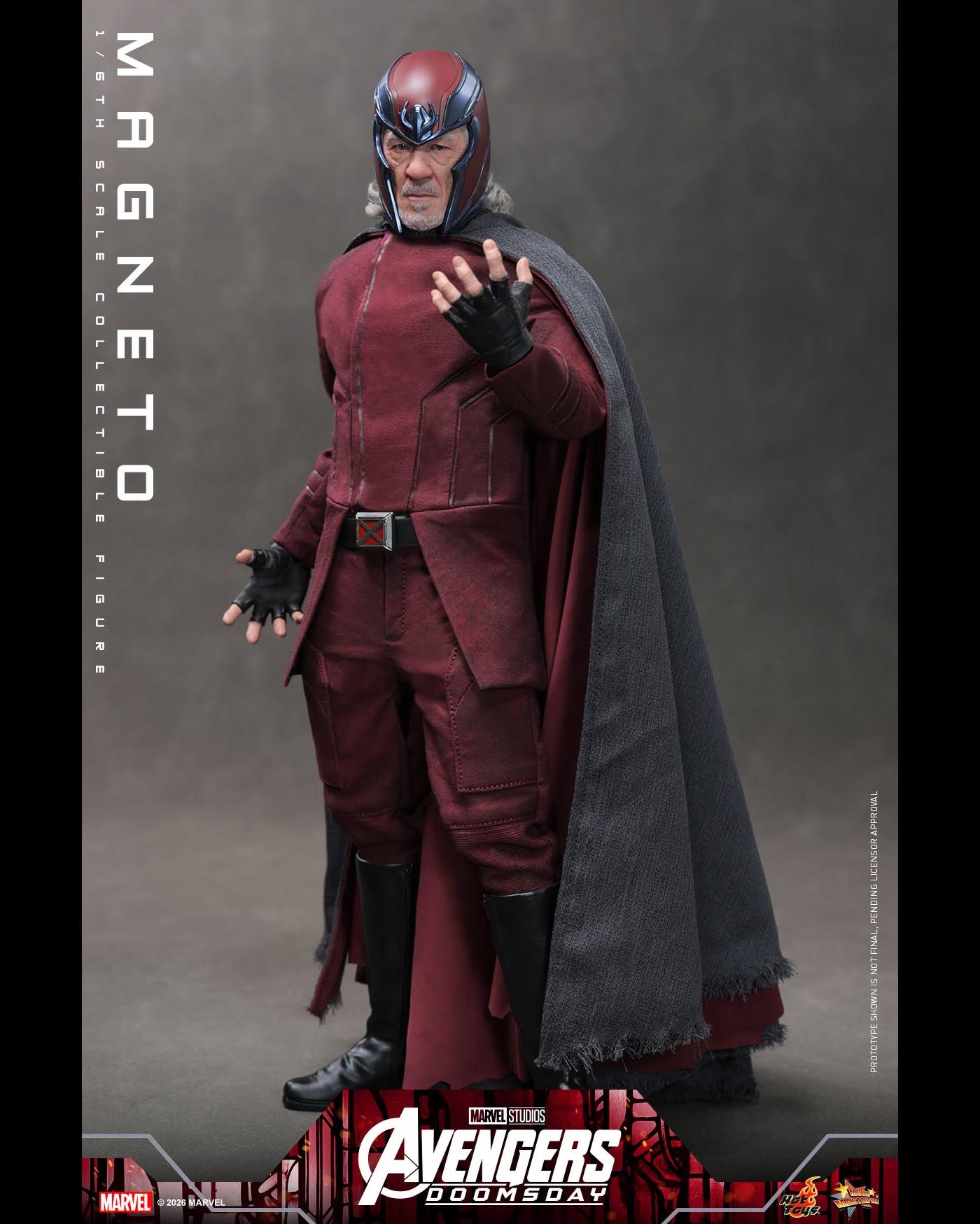 Hot Toys MMS912 1/6 Avengers Doomsday Magneto (Regular Ver.)