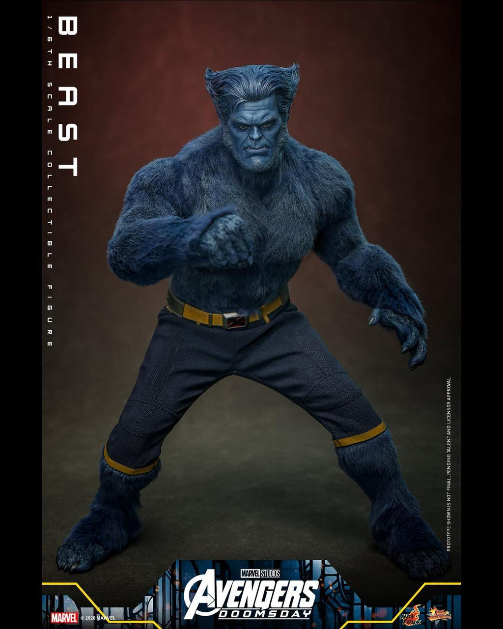 Hot Toys MMS920 1/6 Avengers Doomsday : Beast (Regular Ver.)