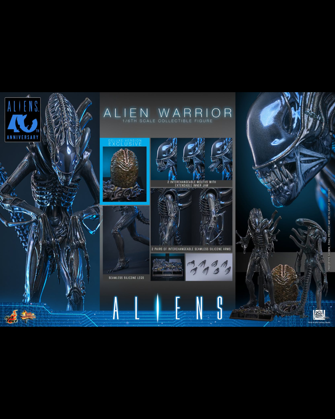 Hot Toys MMS899 1/6 Aliens (1986) Alien Warrior (Deluxe Ver.)