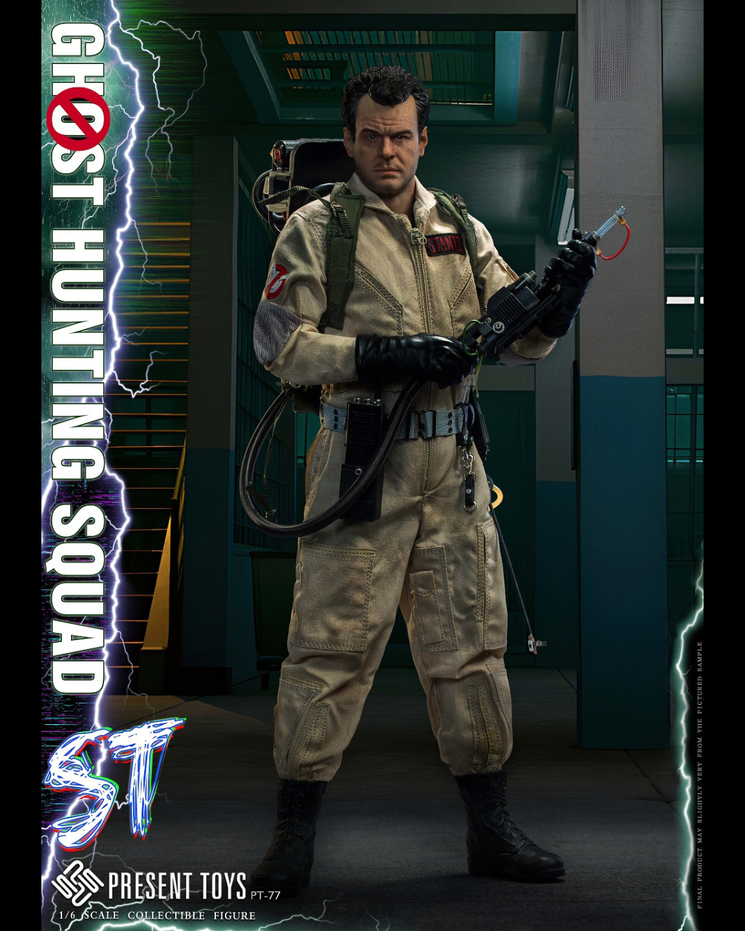PRESENT TOYS PT-SP57 PT-SP58 PT-SP77 PT-SP78 1/6 Ghost Hunting Squad 4-Pack (Complete Set)