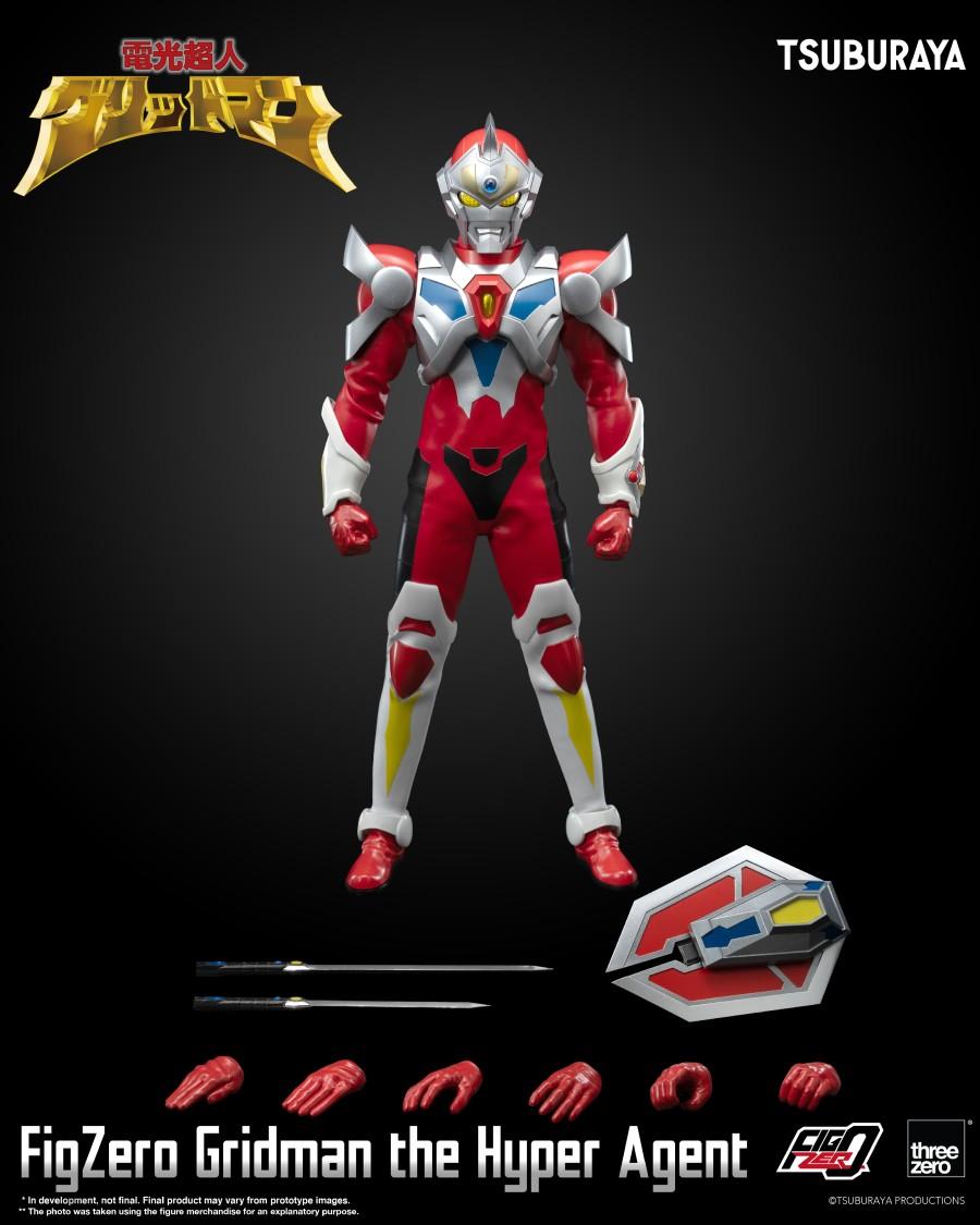 Threezero 3Z0439 1/6 FigZero Gridman the Hyper Agent