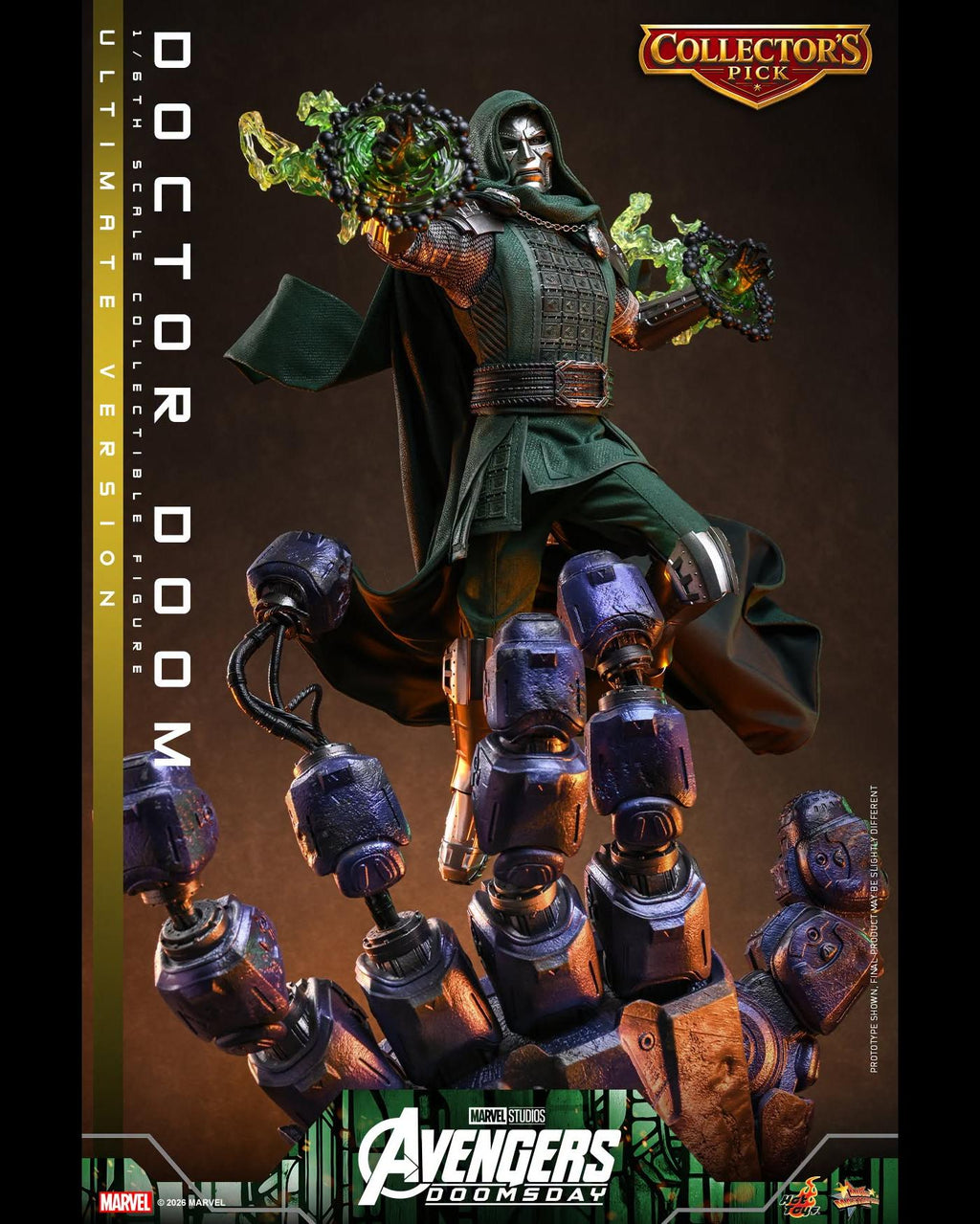 Hot Toys MMS907B 1/6 Avengers Doomsday Doctor Doom (Ultimate Ver.) (Special Edition)