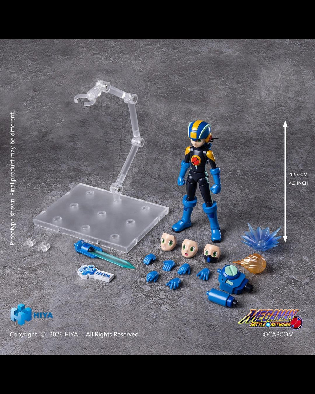 HIYA Toys EBM0389 Mega Man Battle Network Series MegaMan.EXE (Rockman.EXE)