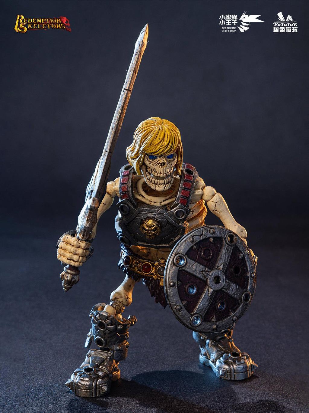 YOTO Toys YTSS-004 1/12 Skeleton Legion Fierce Battle Against the Hero - The Skeleton Berserker