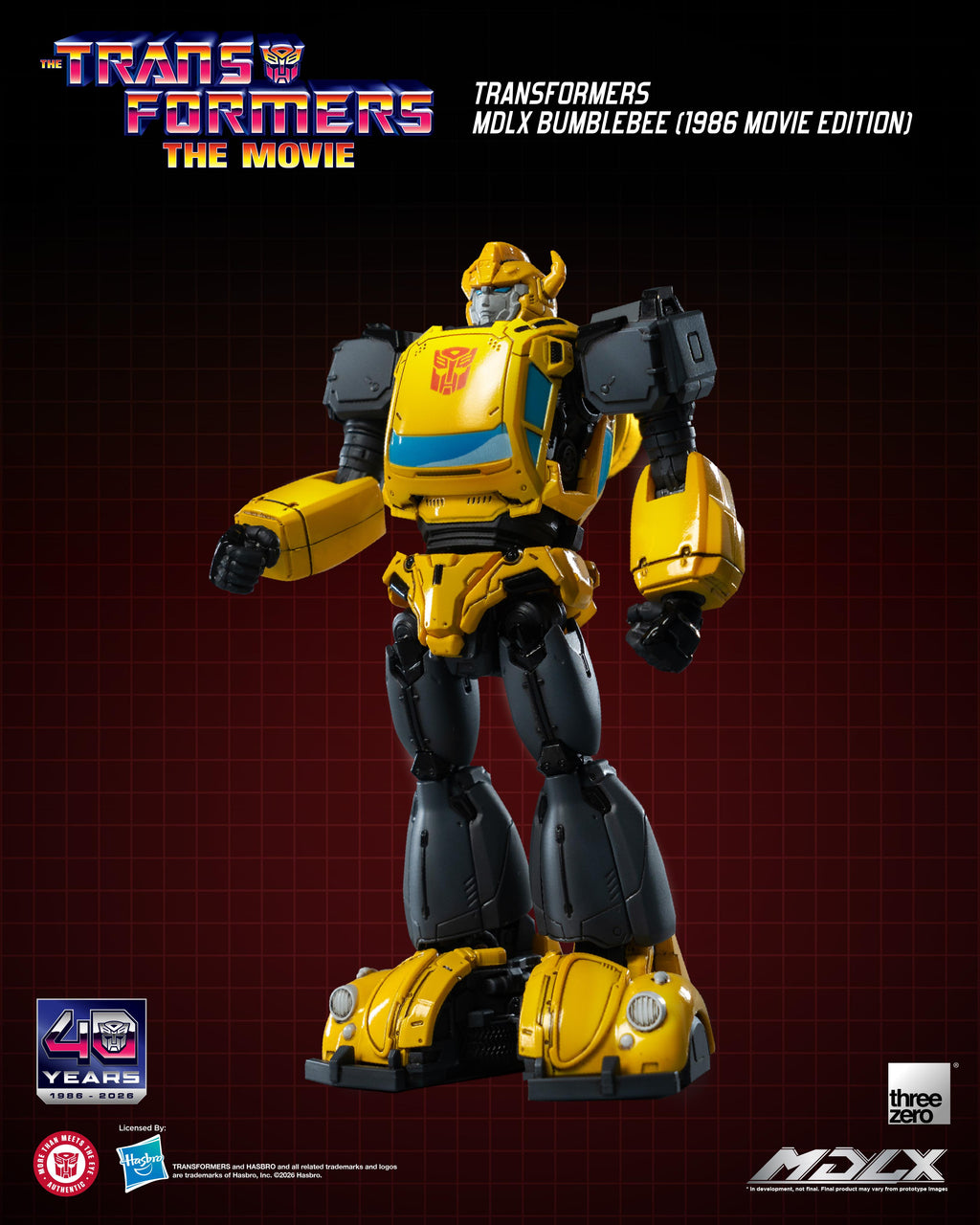 Threezero 3Z1162 Transformers MDLX Bumblebee (1986 Movie Edition)