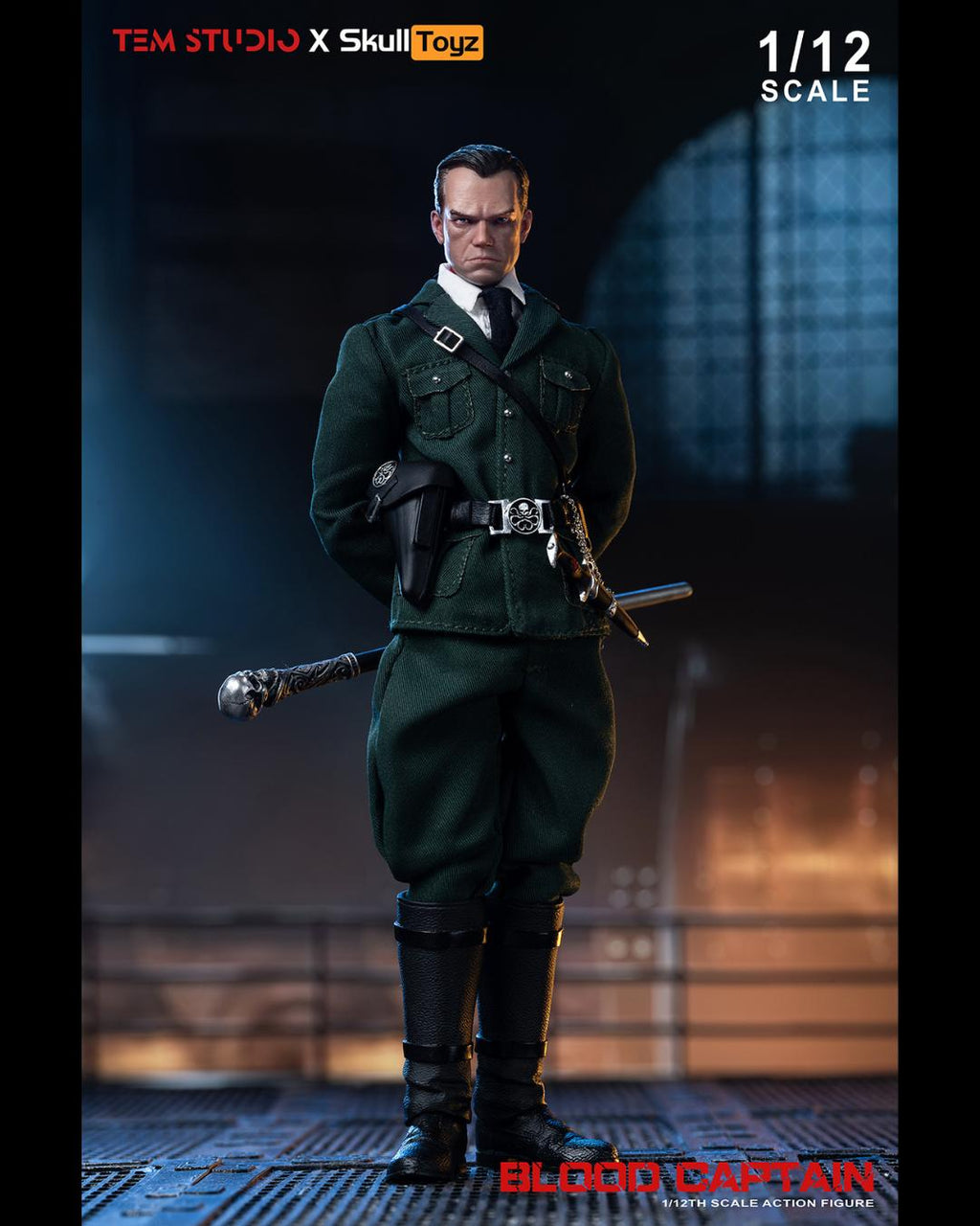 TEM STUDIO TEMS007A 1/12 Blood Captain (Green Uniform)