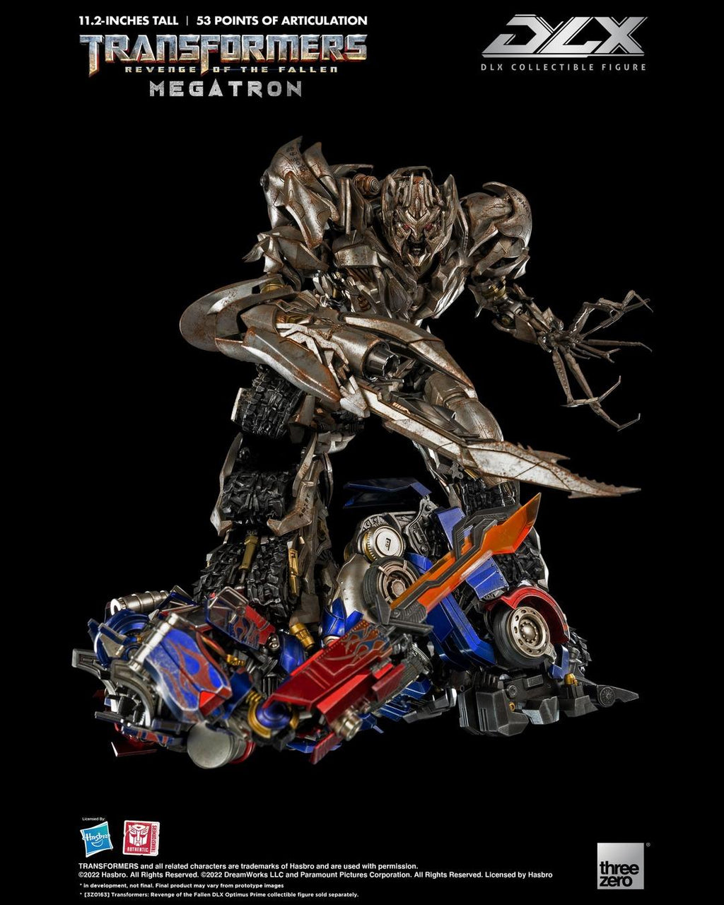 Threezero 3Z0282 Transformers: Revenge of the Fallen - DLX Megatron (Re-Run)