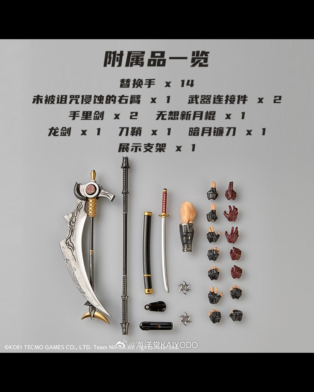 KAIYODO Revoltech Amazing Yamaguchi NINJA GAIDEN 3 Razor's Edge Ryu Hayabusa