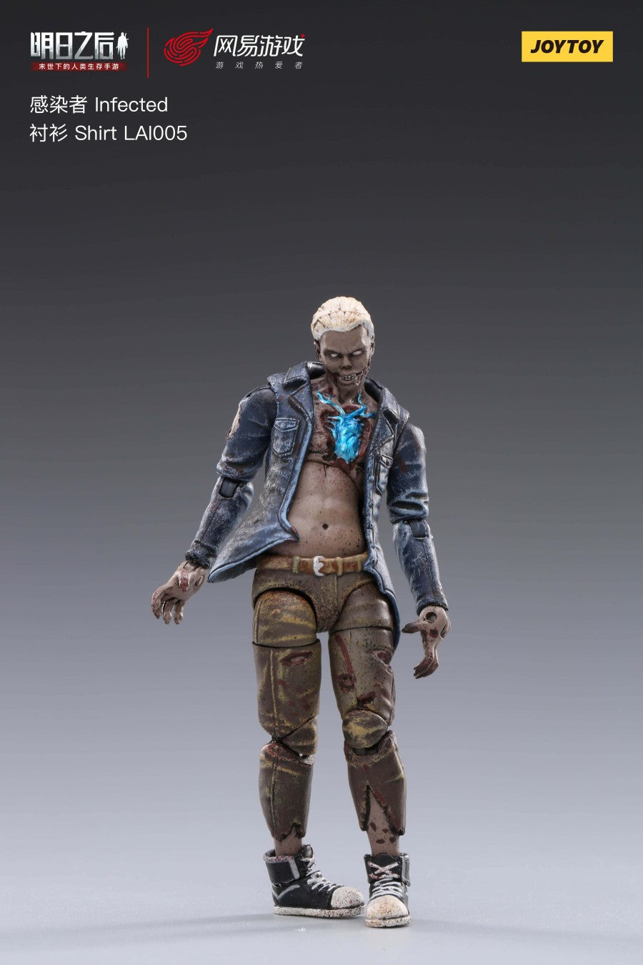 JOYTOY JT1644 1/18 Life After Infected Shirt Zombie