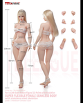 TBLeague TB-DD01XS(H) 1/12 Slim Waist Curvy Female Seamless Body with Head Sculpture (Blonde Hair