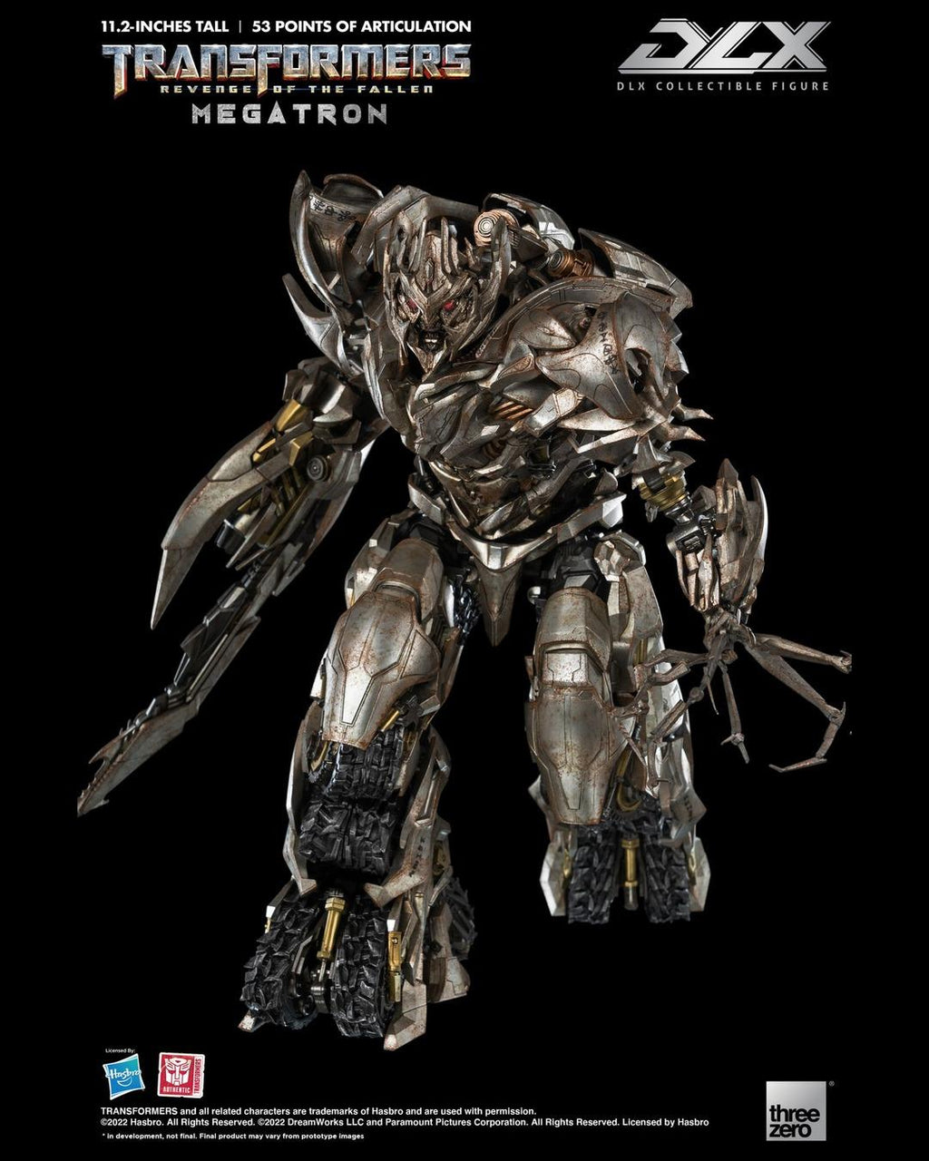 Threezero 3Z0282 Transformers: Revenge of the Fallen - DLX Megatron (Re-Run)