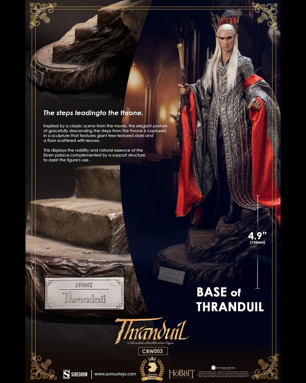 Asmus Toys Crown Series CRW003 1/6 The Hobbit : Thranduil