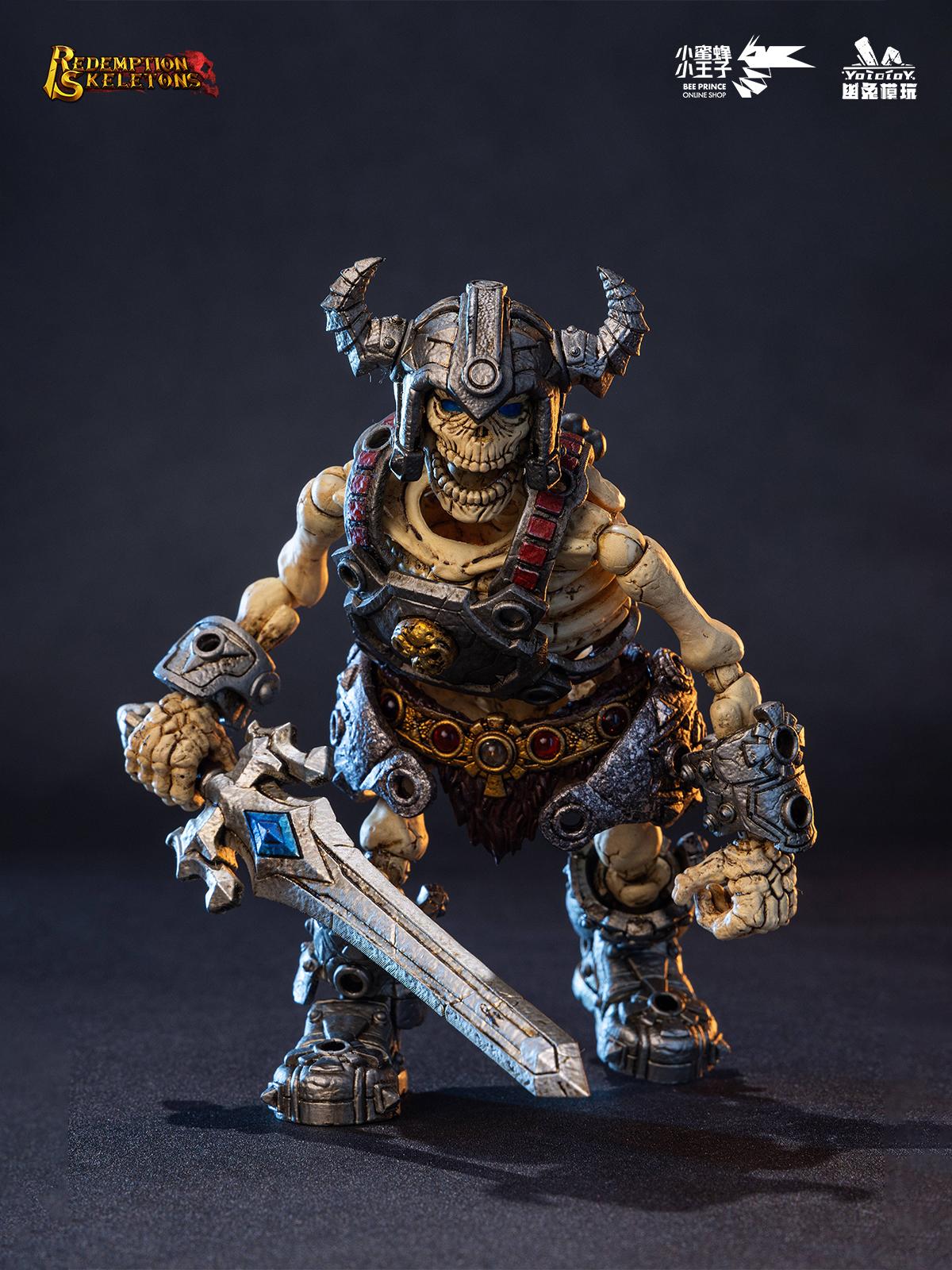 YOTO Toys YTSS-004 1/12 Skeleton Legion Fierce Battle Against the Hero - The Skeleton Berserker