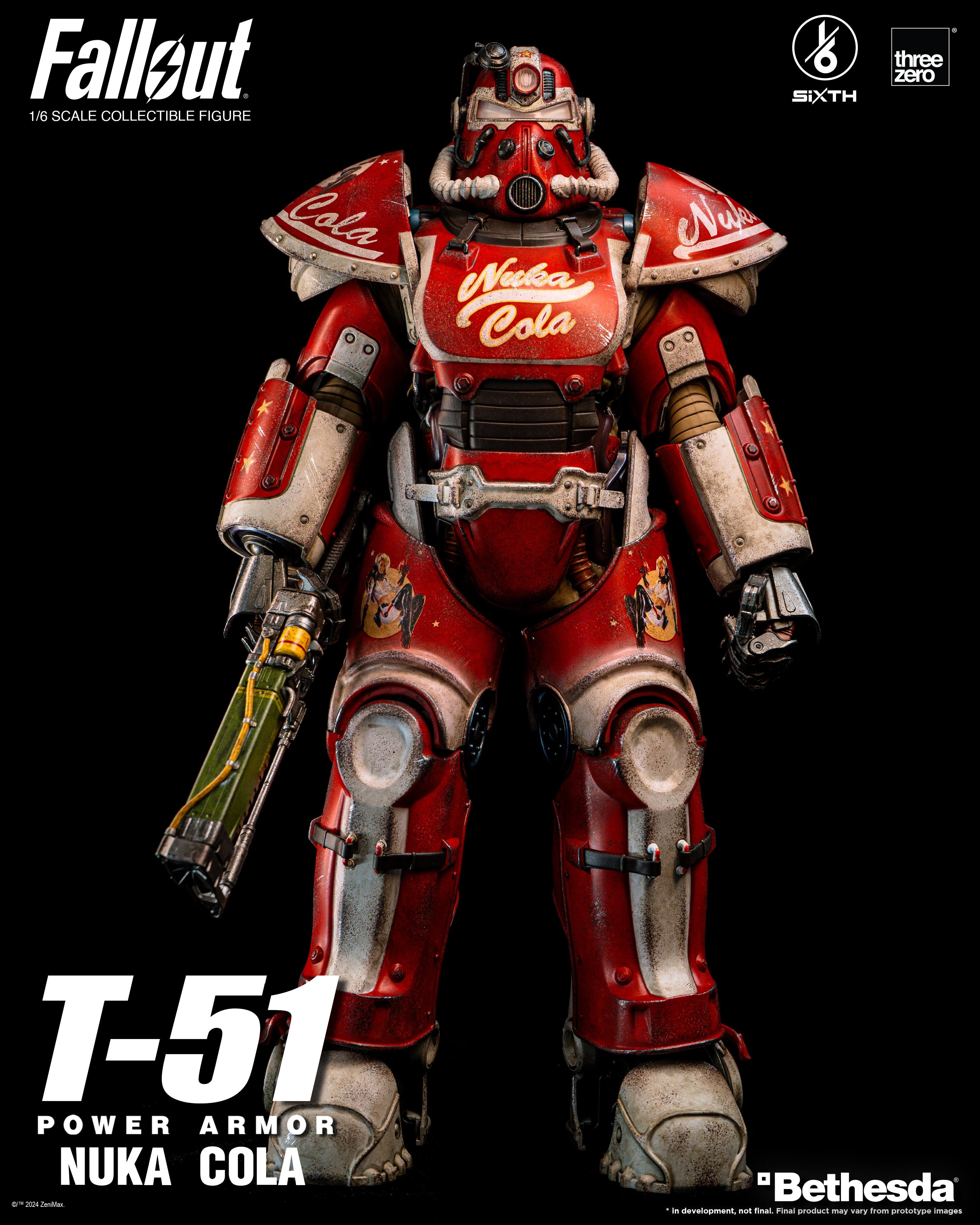 Threezero 3Z0773 1/6 Fallout T-51 Nuka Cola Power Armor