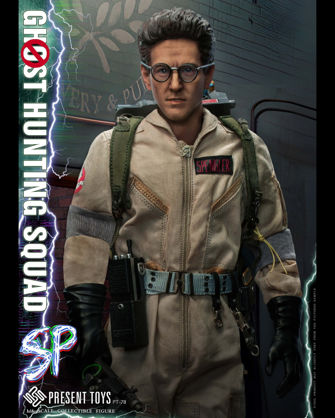 PRESENT TOYS PT-SP57 PT-SP58 PT-SP77 PT-SP78 1/6 Ghost Hunting Squad 4-Pack (Complete Set)