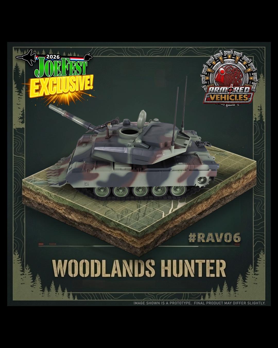 Ramen Toy RAV06 1/12 Armored Vehicles : Woodlands Hunter Tank