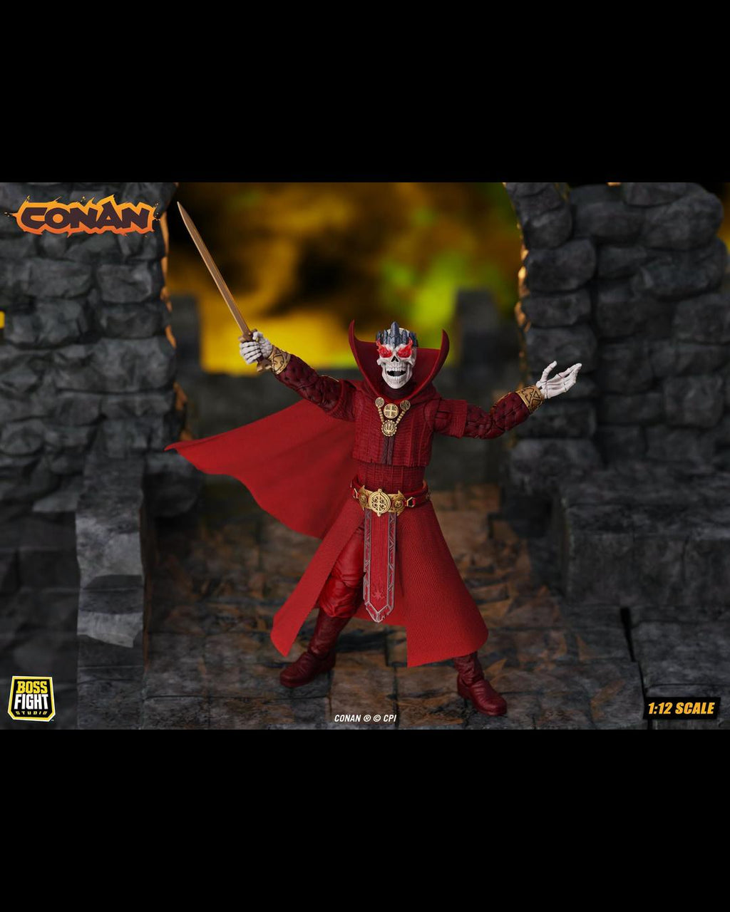 Boss Fight Studio Epic HACKS CTB007 1/12 Conan - Thulsa Doom : Undead Sorcerer