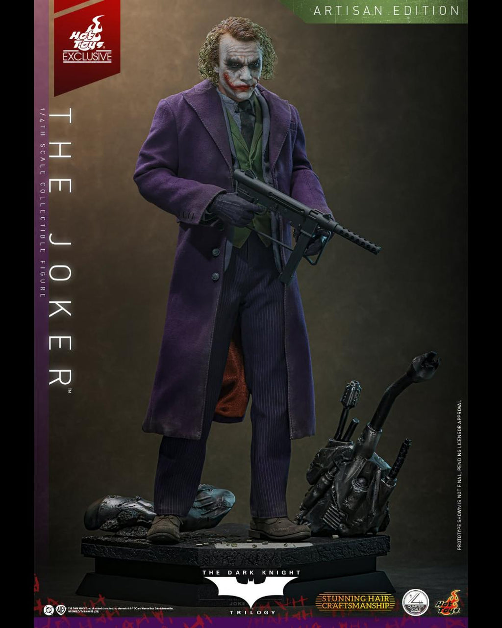 Hot Toys Exclusive QS028AE 1/4 The Dark Knight - The Joker 2.0 (Artisan Edition)