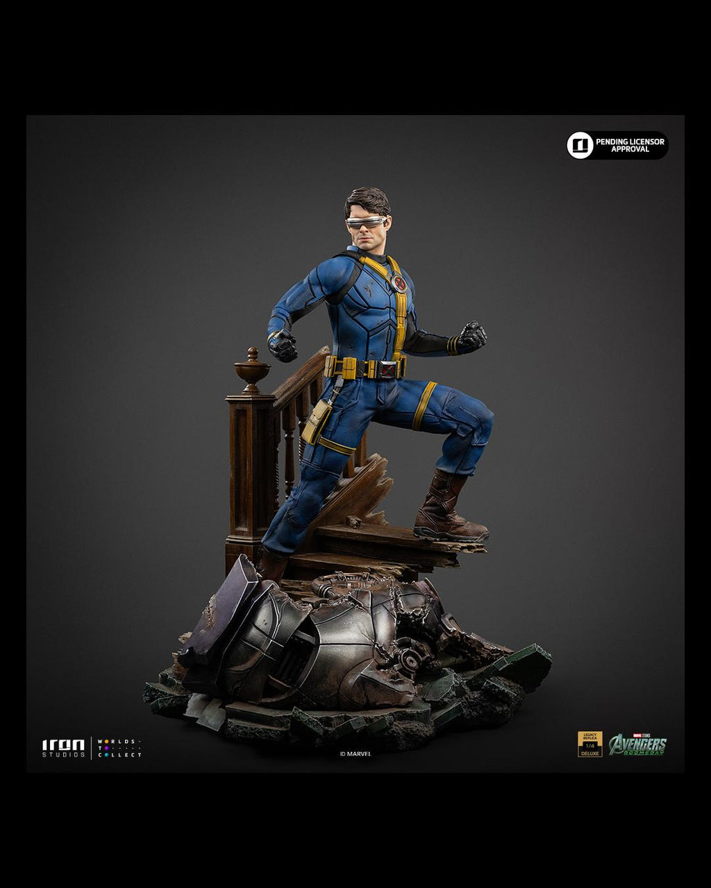 Iron Studios Legacy Replica 1/4 Avengers Doomsday X-Men Cyclops Statue (DX Ver.)