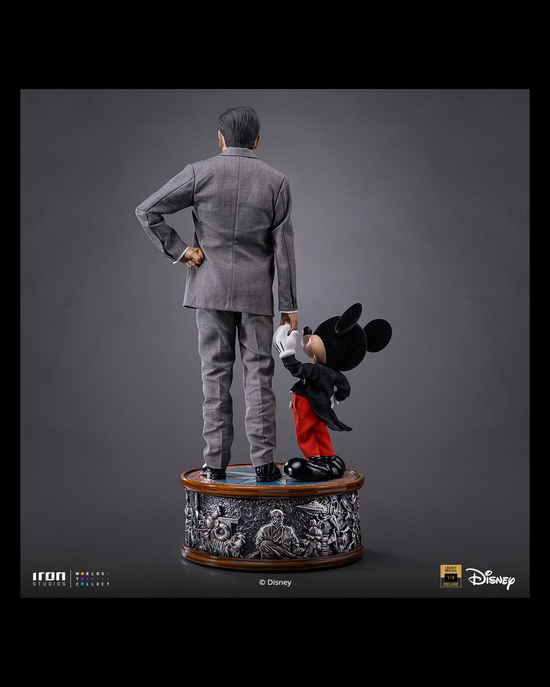 Iron Studios Legacy Replica 1/4 Walt Disney & Mickey Mouse (Deluxe)