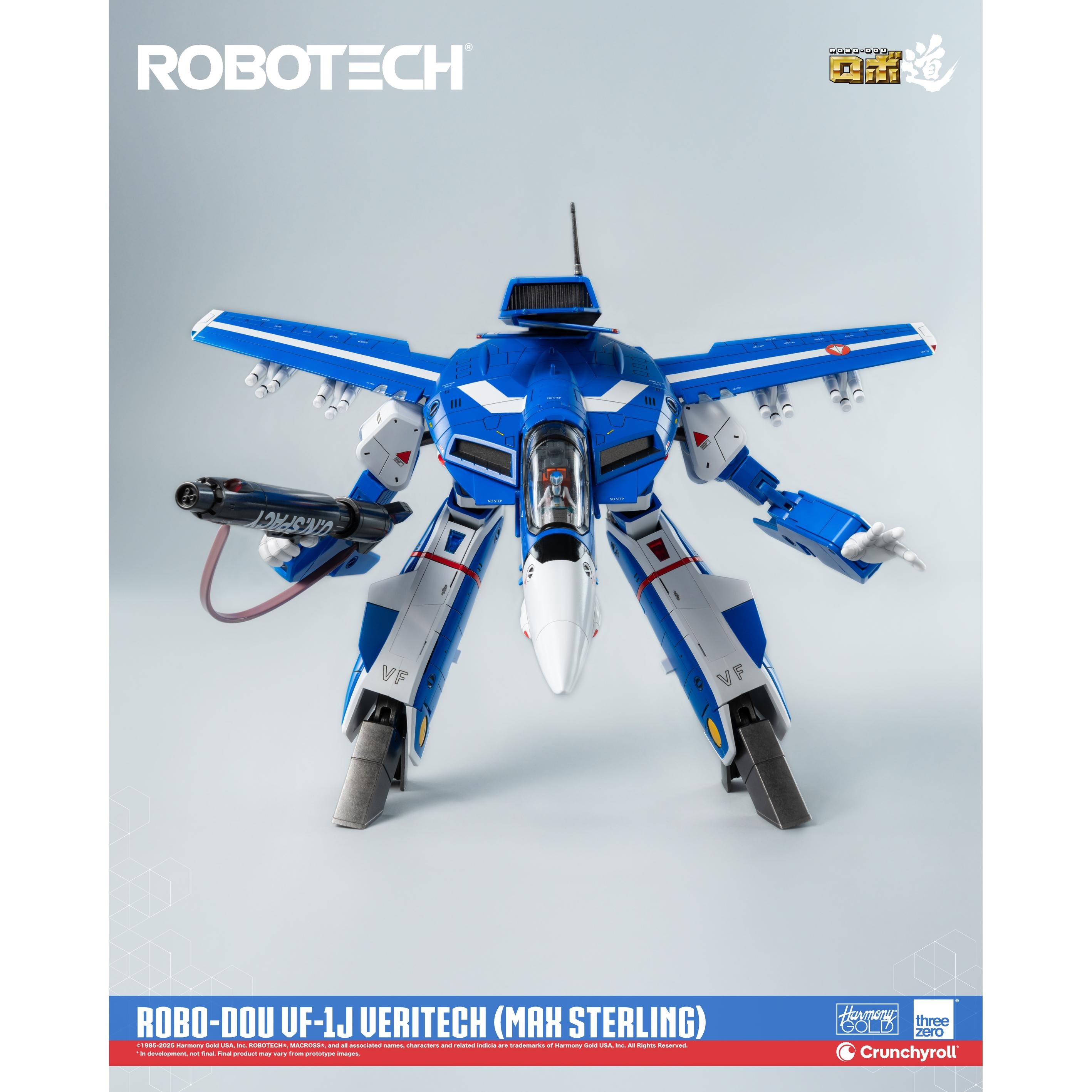 Threezero 3Z0366 1/72 ROBO-DOU ROBOTECH VF-1J Veritech (Max Sterling)