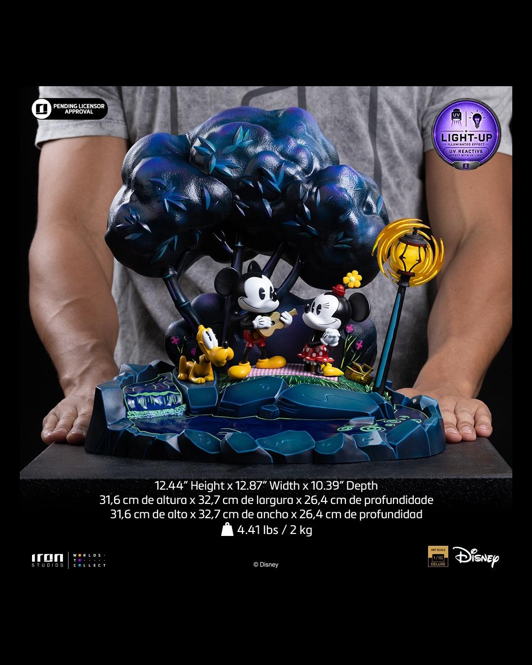 Iron Studios Art Scale 1/10 Disney Classics Mickey, Minnie & Pluto's Day at the Park (Deluxe)
