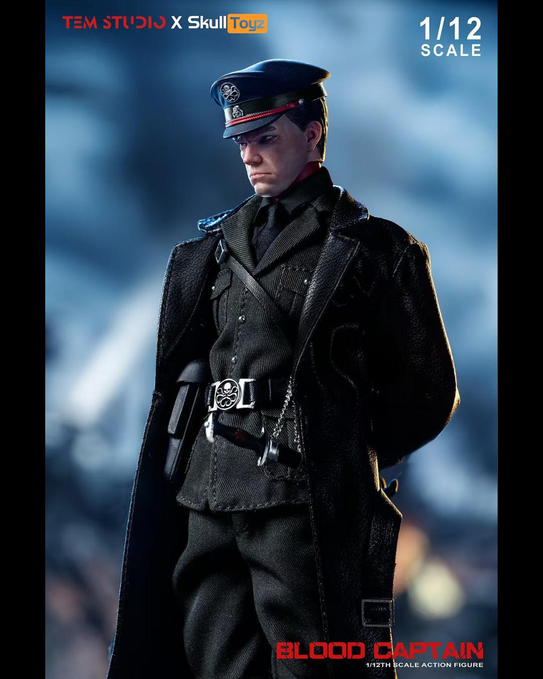 TEM STUDIO TEMS007B 1/12 Blood Captain (Black Uniform)