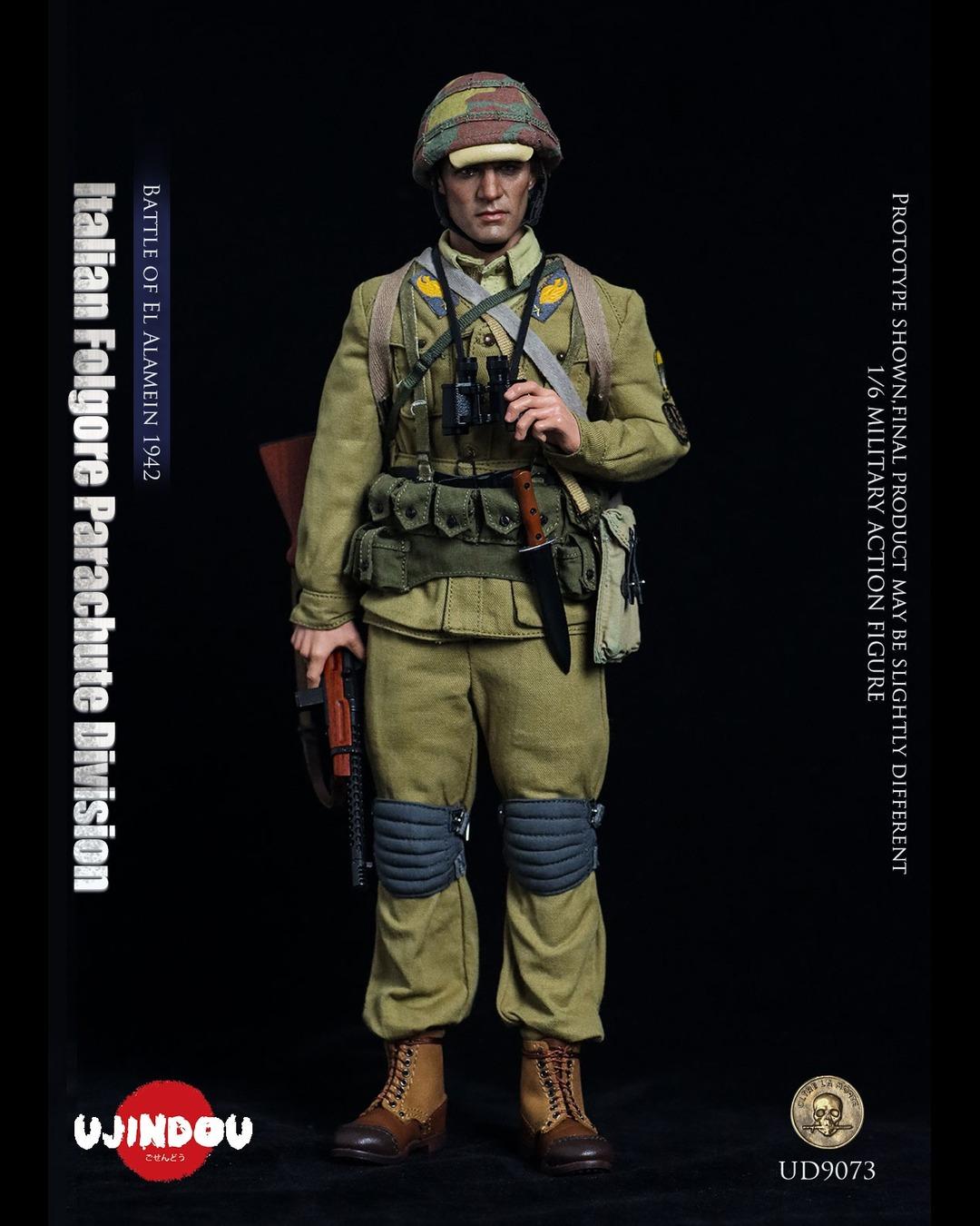 UJINDOU UD9073 1/6 Italian Folgore Parachute Division (Battle of El Alamein 1942)