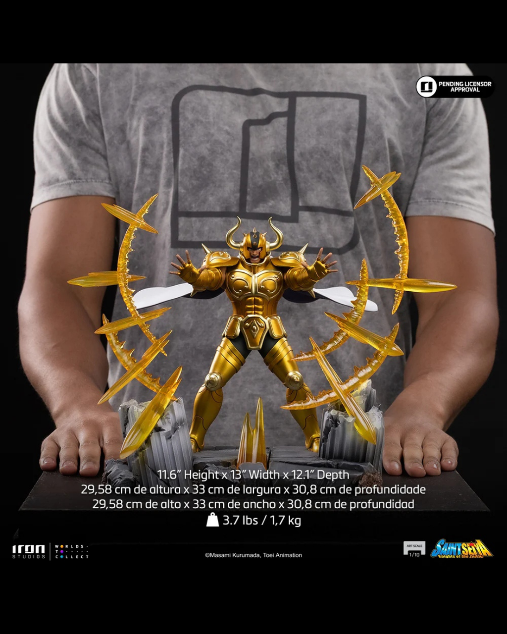 Iron Studios Art Scale 1/10 Saint Seiya : Gold Saint Taurus Aldebaran