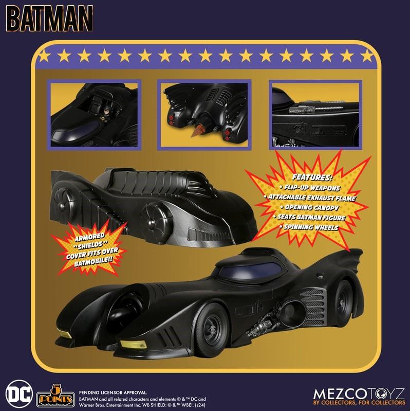 Mezco Toyz 5 Points Batman (1989): Deluxe Set