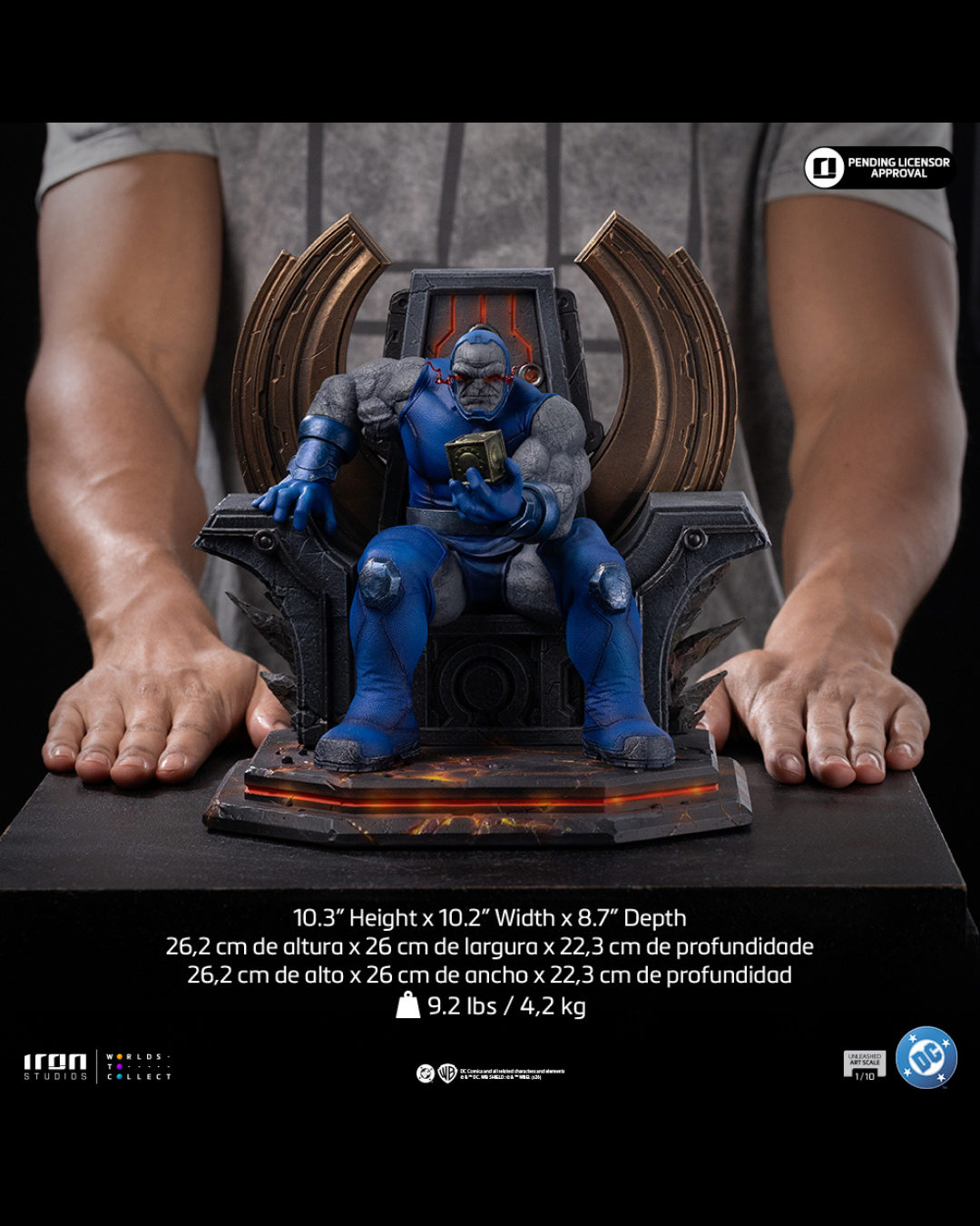 Iron Studios Unleashed Art Scale 1/10 DC Comics Darkseid