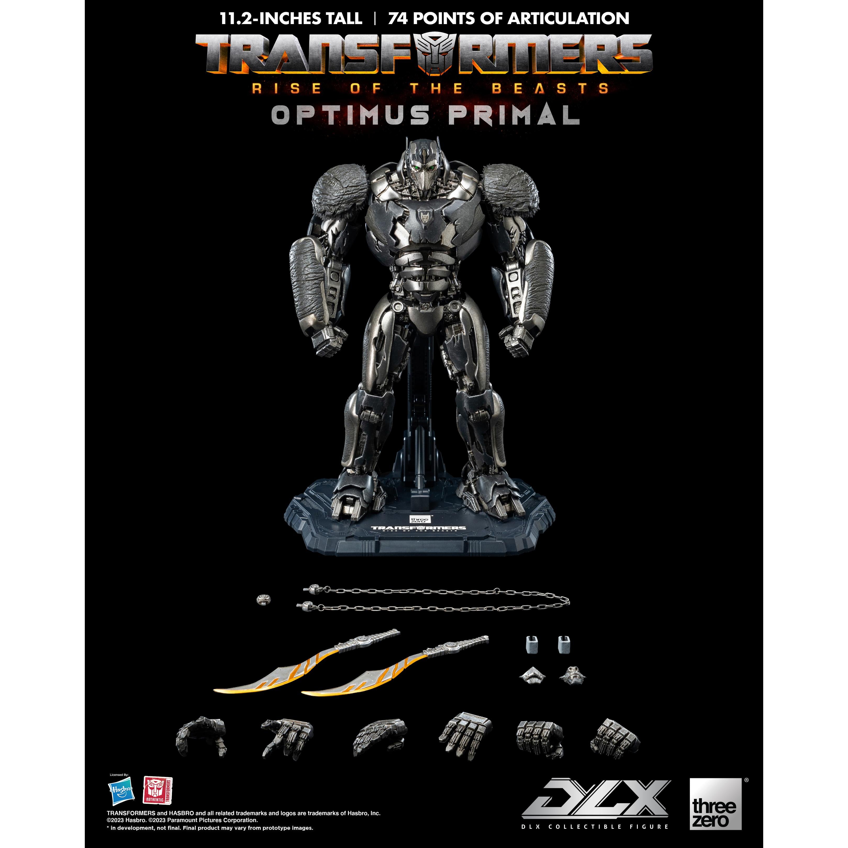 Threezero 3Z0565 Transformers Rise of the Beasts DLX Optimus Primal