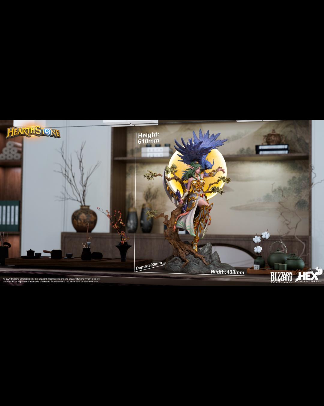 HEX Collectibles x Blizzard HEXHS19 Signature World of Warcraft : Tyrande Whisperwind Statue